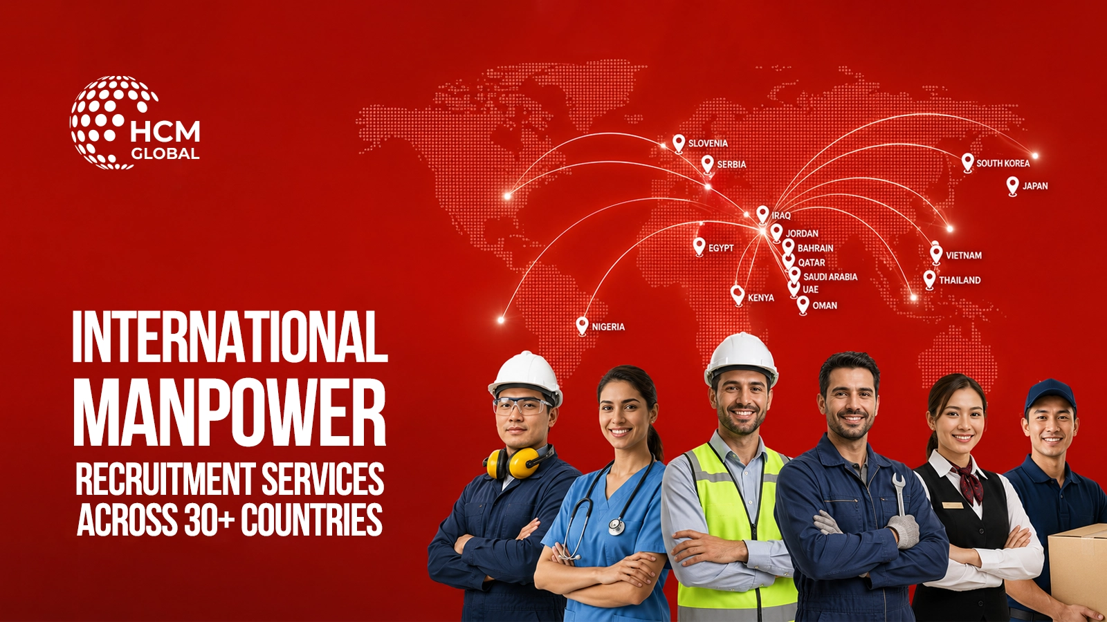 International Manpower Recruitment Services Across 30+ Countries