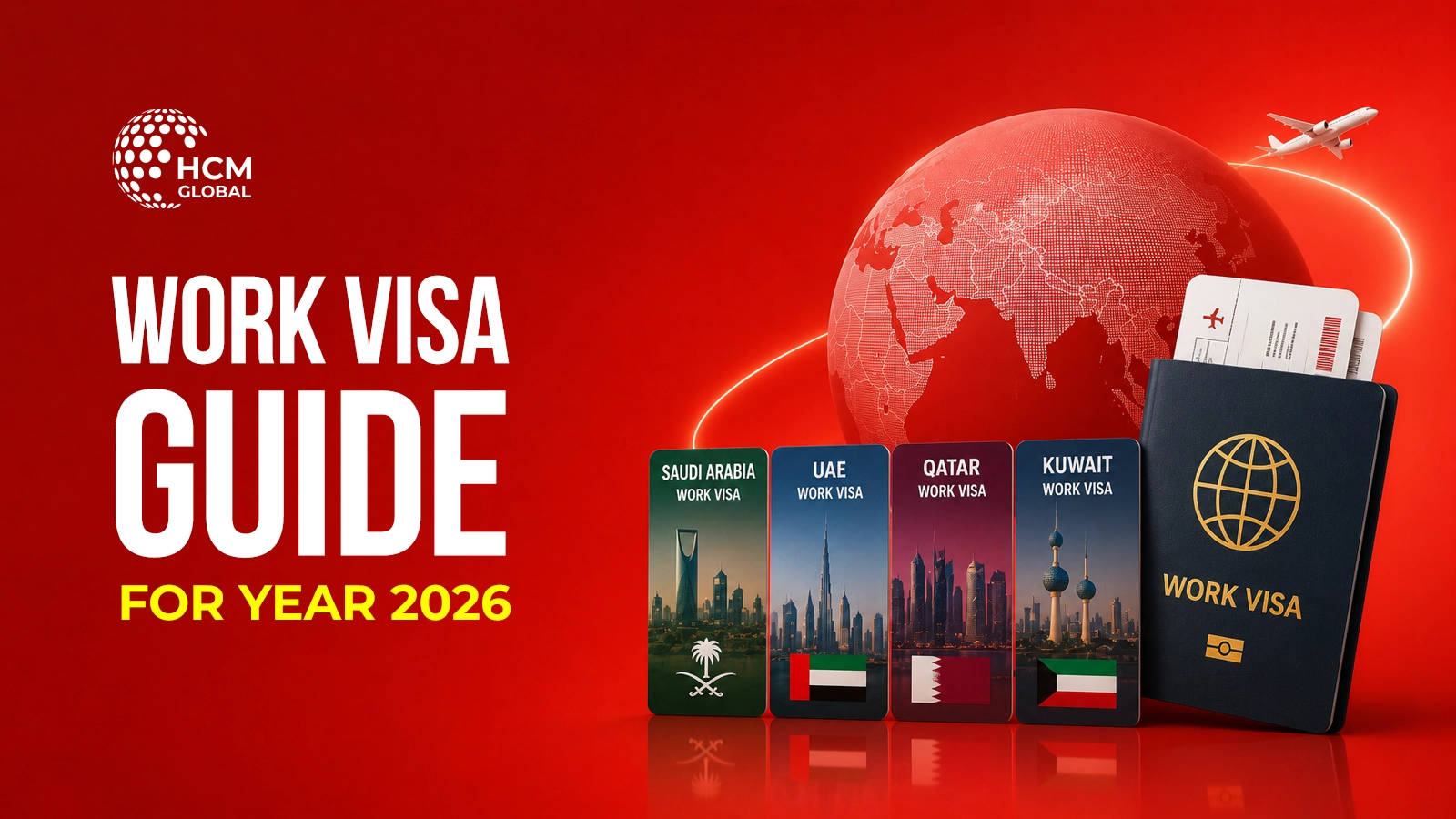 Types of Work Visas Explained: Saudi Arabia, UAE, Qatar, Kuwait Complete Guide 2026